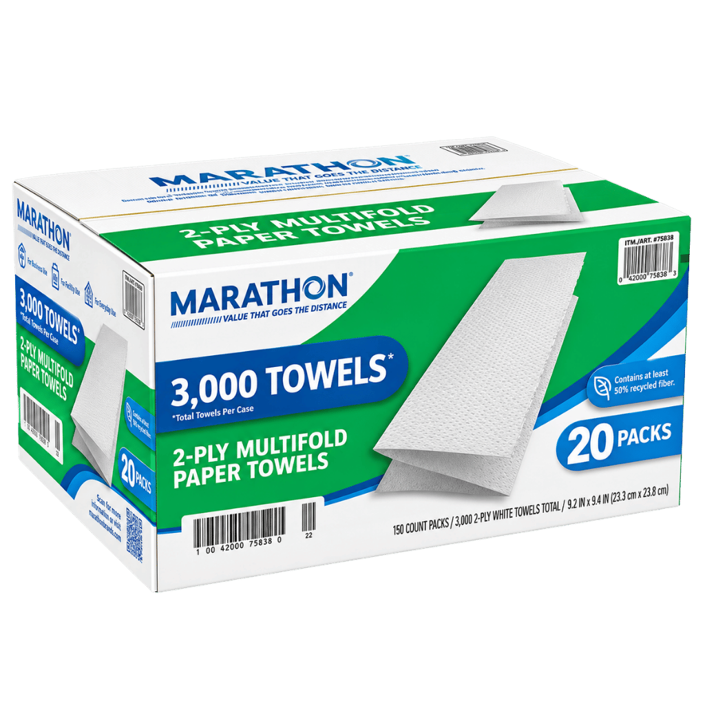 Marathon Multifold Paper Towels 3000 ct buy online USA - 1